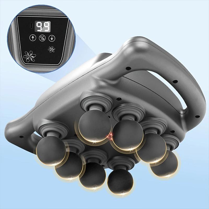 8-Head Deep Tissue Massager Gun USB Rechargeable Full Body And Neck Massage Ideal Gift for Athletes Friends And Family