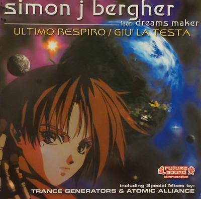 12inch Record SIMON J. BERGHER, DREAMS MAKER - Ultimo Respiro / Gi? La Testa FTS014 Future Sound Co 2002 Italy Dance & Electronica Used