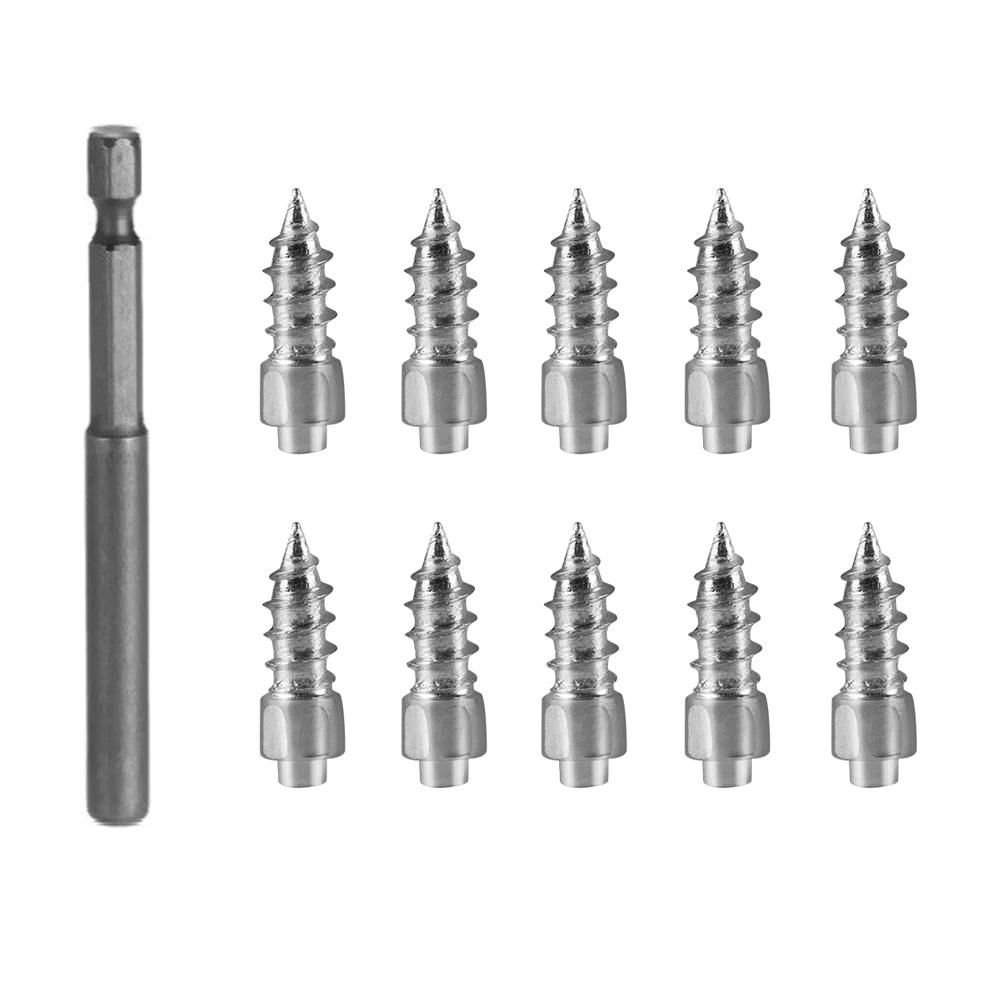 Univesal Car Winter Anti-Slip Screws Nails Tools Auto Motorcycle Bike Shoe Anti Skid Snow Spikes Studs Screws
