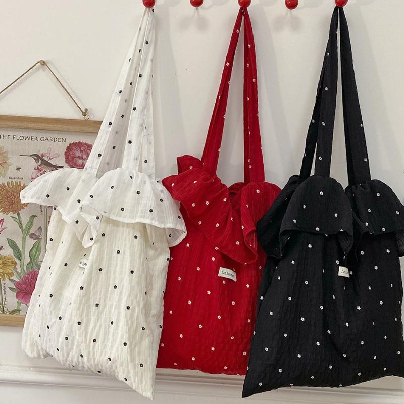 Mesh Women Shoulder Bag Ruffle Edge Purse and Handbags for Women Designer Bag Small Tote Bag for Women Shopping Bags  Bolso