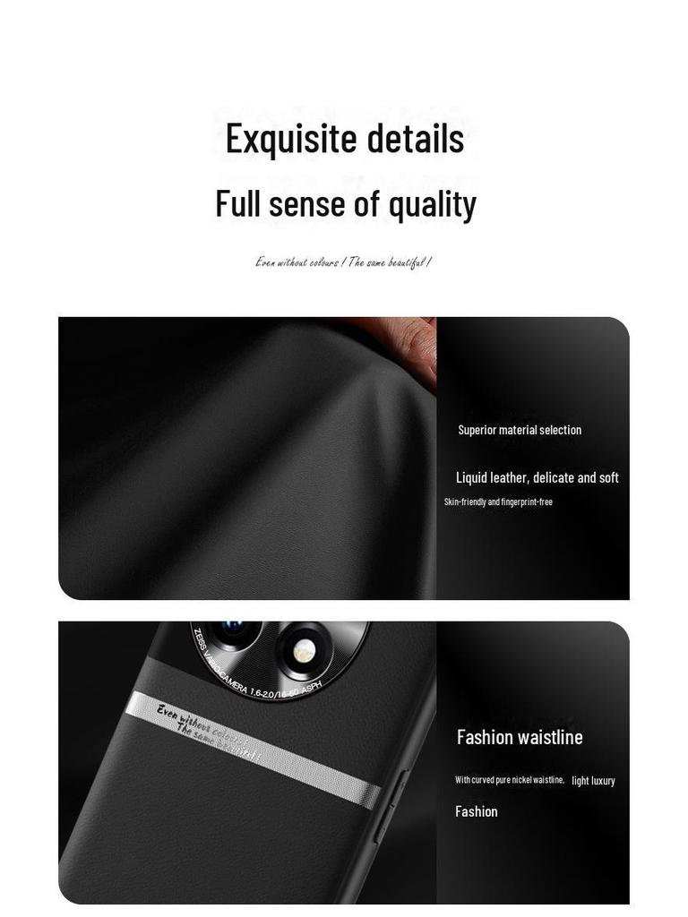 OnePlus 11 Liquid Leather Phone Case: Anti-Fall, Anti-Fouling Protective Cover, Single Piece Shipping