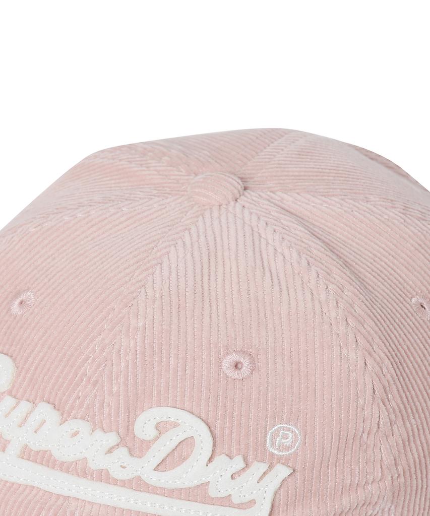 Syupeodeulai Felt Corduroy Ball Cap Pink