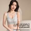 New Vest-Style Lifting Full Bust Minimizer Bra, Thin Soft Support Anti-Sag Side Gathering Back Smoothing Bra
