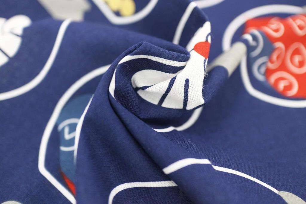 Marushin Tenugui 34 x Wagokoro Made in Product 2905001200 (Tenugui) Doraemon, 90cm, Temari, 100% Cotton, Japan, Number