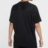 Nike T Shirts Men's Black Crew Neck Moderate Straight Fit CU3765-010