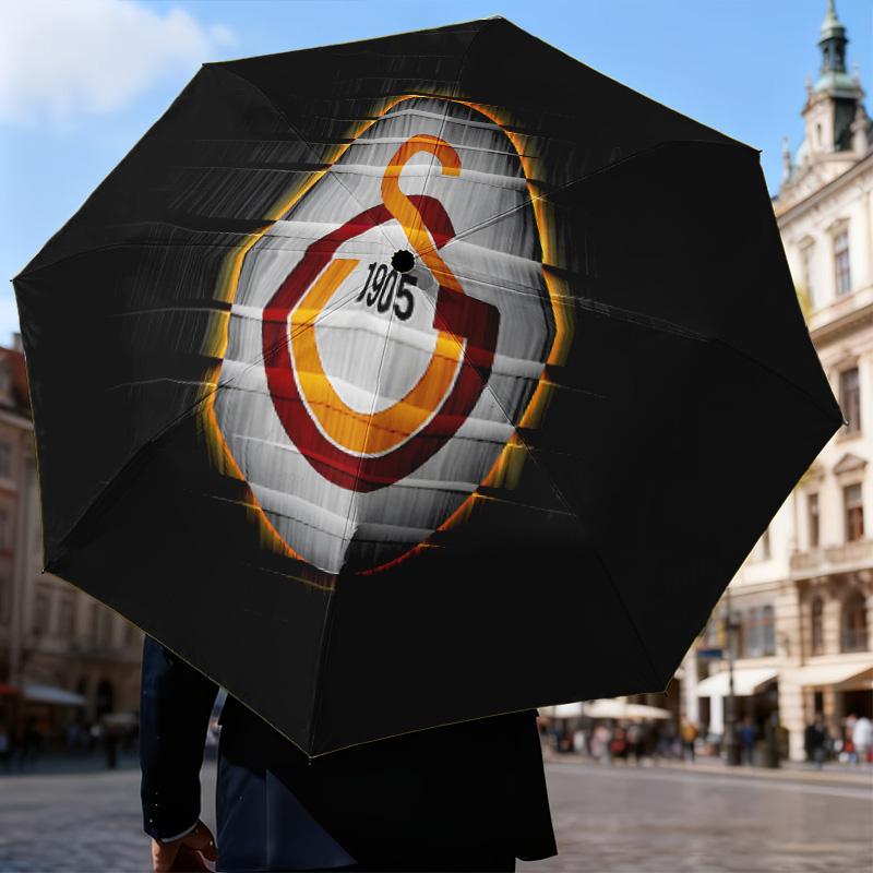 Gala-tasaray Legacy Automatic Folding Umbrella - 8-Rib Travel Umbrella with Auto Open/Close & Portable Gifts for Holidays or Birthdays