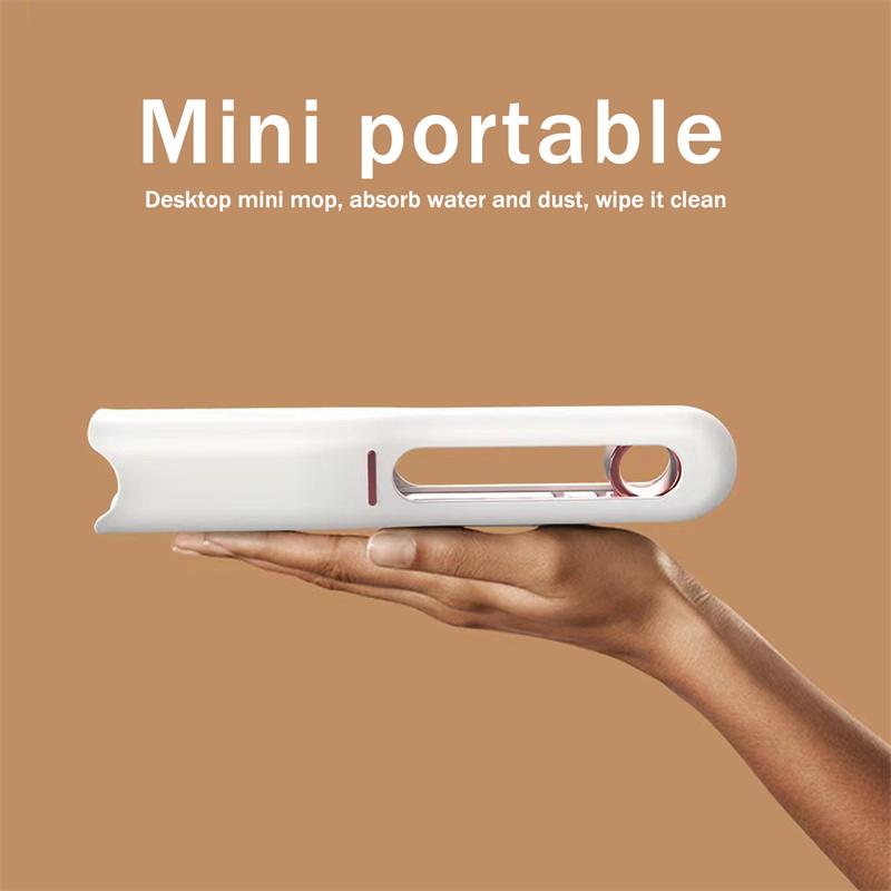 Portable Mini Squeeze Mop Home Kitchen Car Cleaning Mop Desk Cleaner Glass Sponge Cleaning Mop Household Cleaning Tools