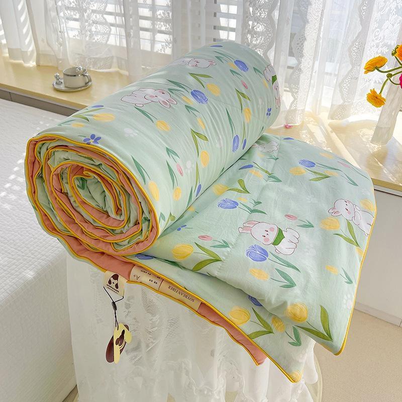Maternal and Infant-grade Summer Cool Quilt, Summer Air-conditioning Quilt, Spring and Autumn Washable Thin Quilt