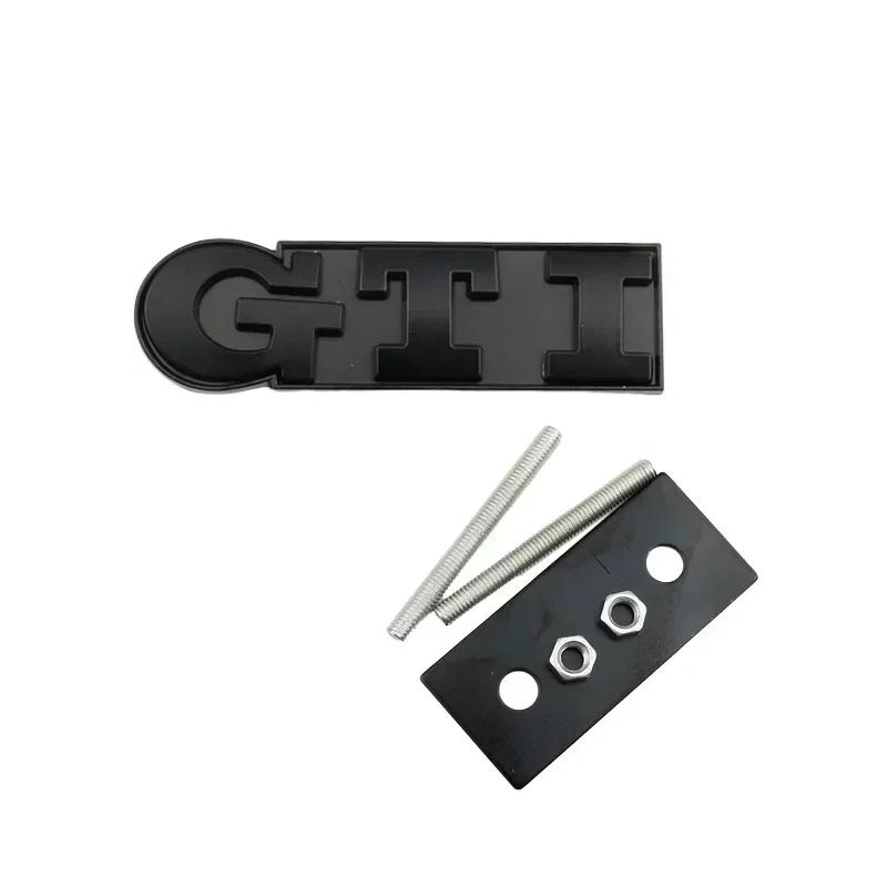 2026 Hot Sticker Metal GTI Logo Car Front Grille Emblem Badge for Volkswagen Polo Caddy Golf 4 5 6 8 Jetta Tiguan Touran Passat