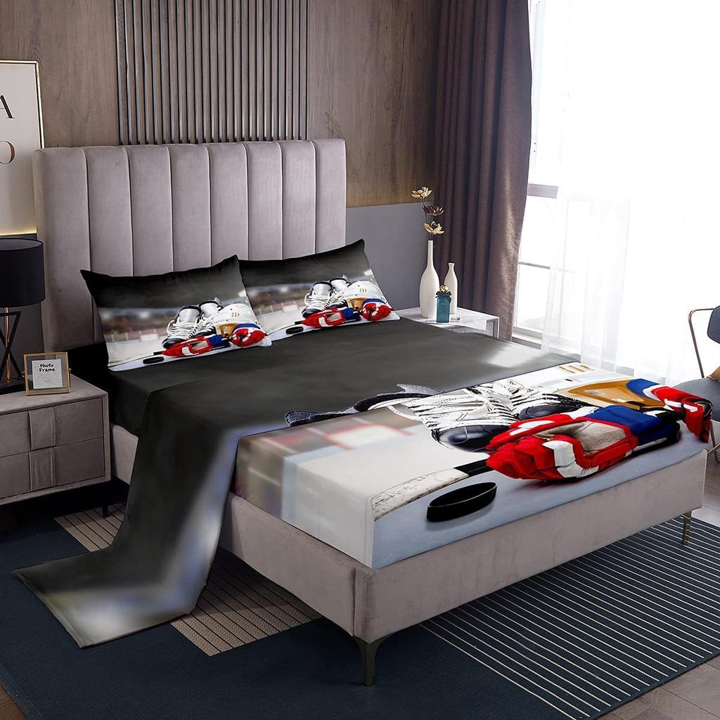 Black Marble Pattern Sheet Four-piece Bedding Set Bedroom Room Dormitory Bedding Decoration