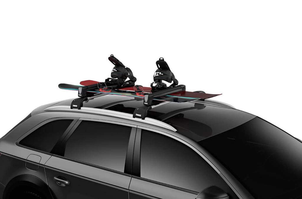 Thule SnowPack M TH7324B Black Ski and Snowboard Carrier