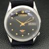 JAPAN VINTAGE CITIZEN AUTOMATIC 8200 MENS ORIGINAL DIAL WATCH A702158-5 R208-a702158