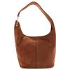 Vintage Zipper Dark Pocket Leather Tote Shoulder Bag Women Bags Brown 30F4G2YL6S-LUGGAGE