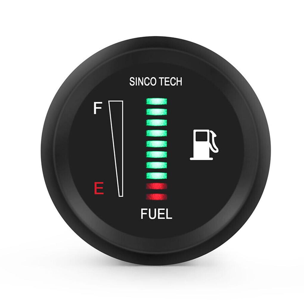 Fuel Gauges Professional 52mm Gauge Meter LED Flashing Automobile Meters Vehicle Accessories Replacements Parts