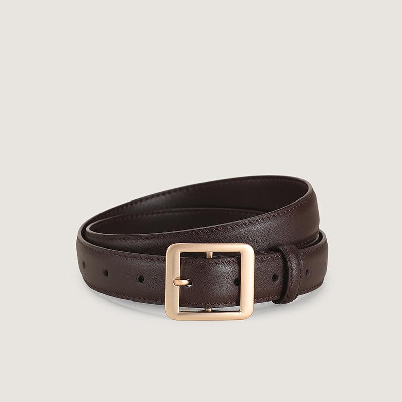 

Belt - women s minimalist casual versatile belt - student decorative pants belt - top grain leather belt 100cm