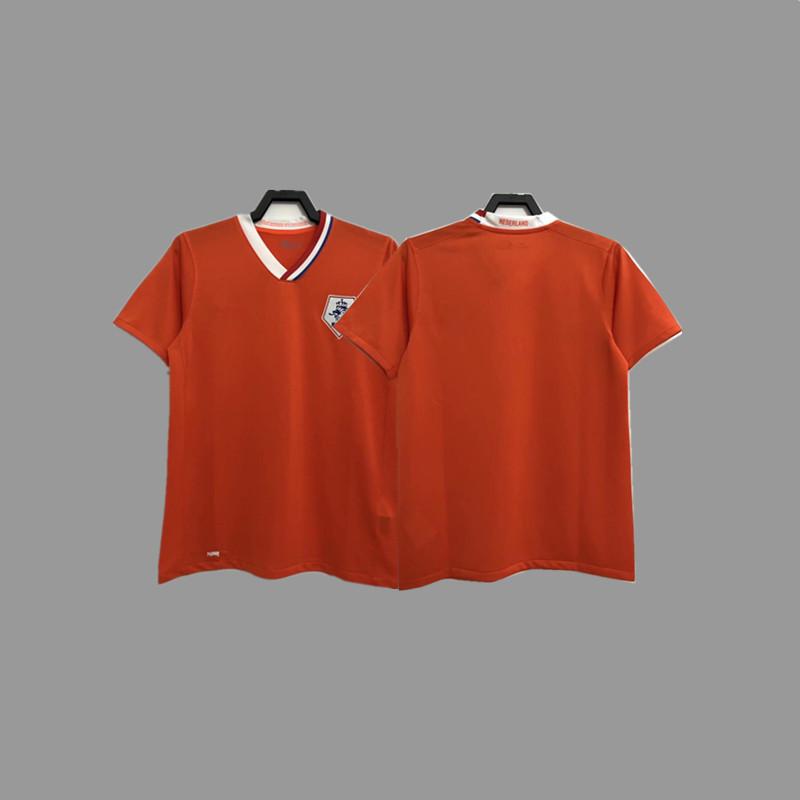 Retro jersey, football jersey, classic nostalgic replica Thai jersey, game training jersey, short-sleeved sportswear.