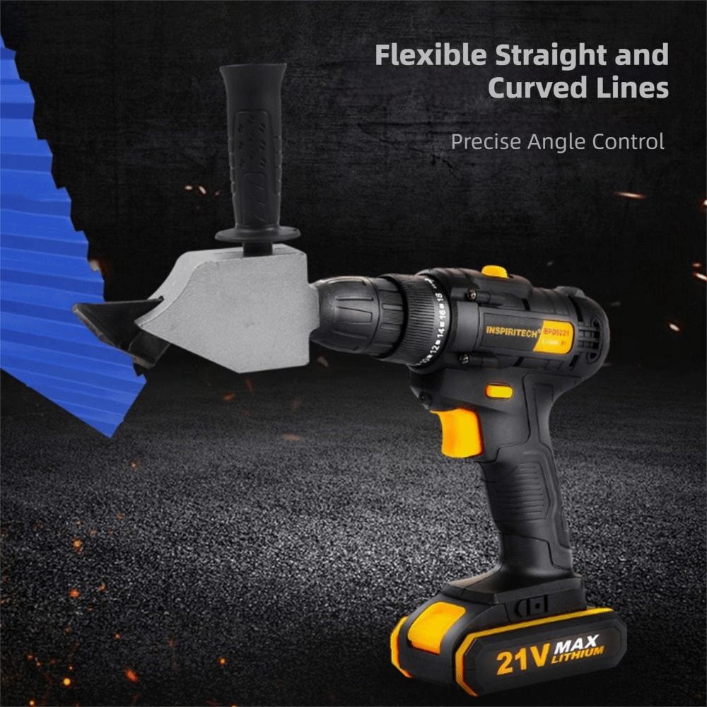 Metal Cutting Head Metal Shears Cutting Tool Sheet Metal Cutter  Drill Shears Attachment