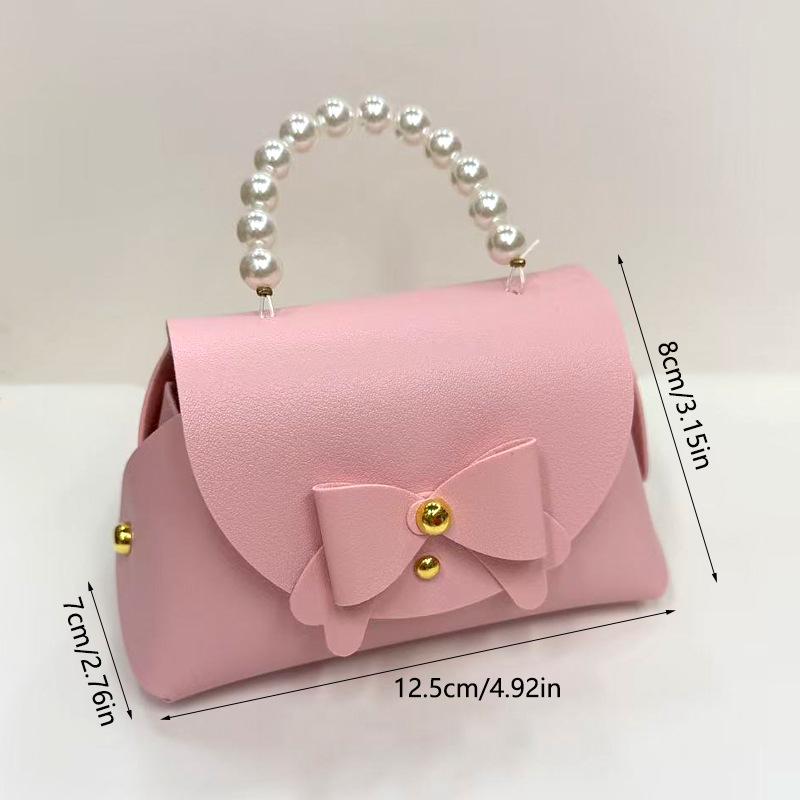 

Pearl Bowknot Leather Wedding Candy Gift Box