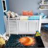 Black Basketball Sport Rug for Boys Bedroom and Playroom, Non-Slip Basketball Carpet, Living Room and Bedroom Decor