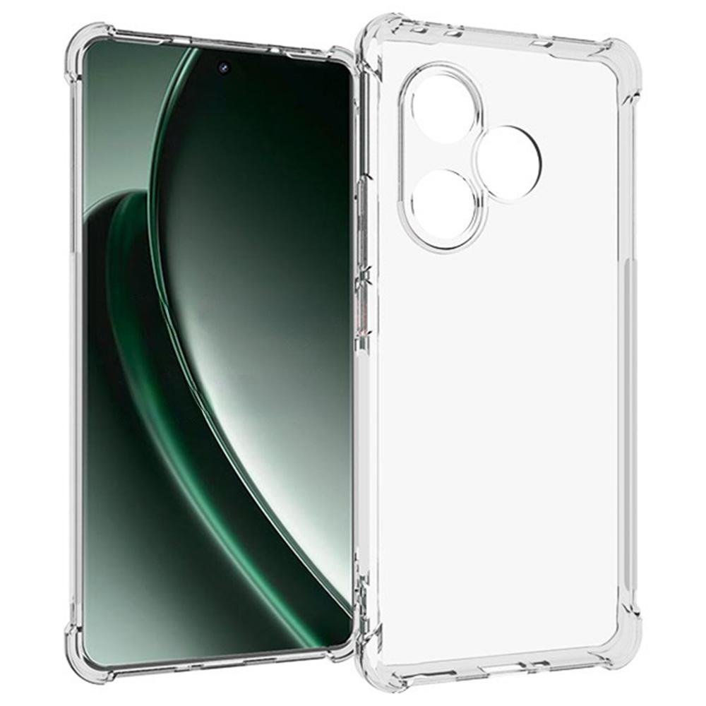 

Для Realme GT 6T 5G/GT 6 5G TPU Чехол для телефона Противоскользящий Прозрачный Чехол для мобильного телефона A