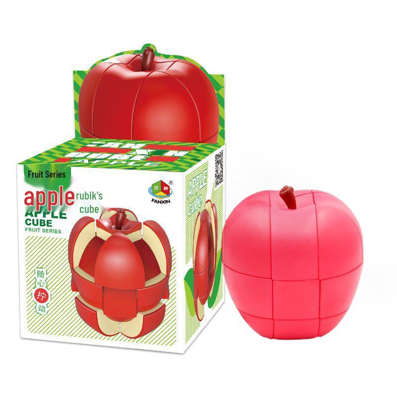 Panxin Fruit-Inspired Irregular Rubik's Cube Toy - Apple, Banana, Lemon Shapes for Early Education
