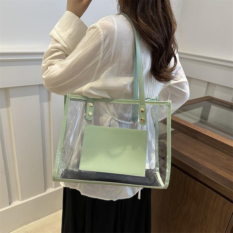 Stylish Trendy Women's Tote Bag 2024 New Fashion Simple Shoulder Bag Medium Size