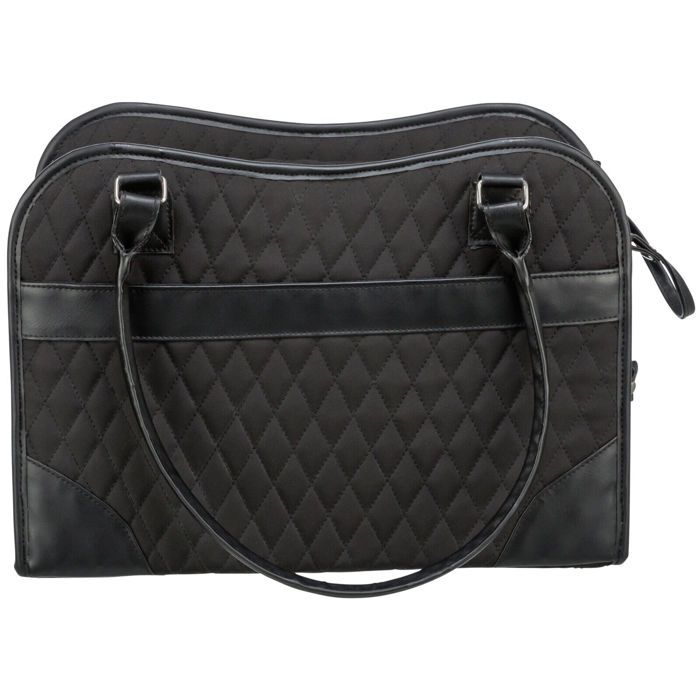 Sac De Transport Pour Chien - TRIXIE - Amina - Noir - Polyester - Cuir