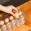 Lulubelle Refrigerator Storage Egg Case, 14-Piece Clear Egg Holder