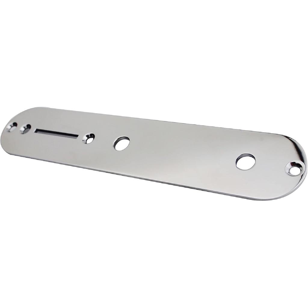 Guyker Titanium Alloy Guitar Control Plate, Circuit Board Compatible with Tele TL Electric Guitar (Chrome)