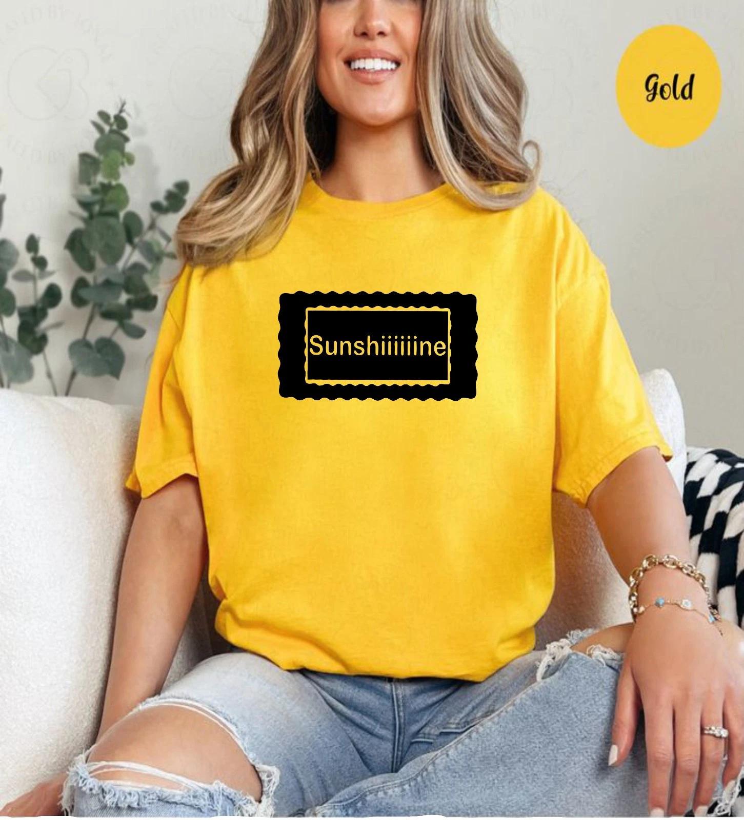 Sunshiiiiine Cropped T-shirt, Retro Beach Shirt, Summer Festival Tour Outfit Tee S