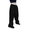 Pantalones de Chándal para Hombre Cintura Elástica Cordón Pierna Recta Bolsillo Pierna Ancha Holgados