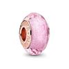 Pink Murano Glass Charm Women Jewelry 781650