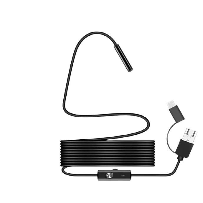 3-in-1 HD Mobile Endoscope: Photo & Video Capture for Appliance Repair & Pipe Inspection