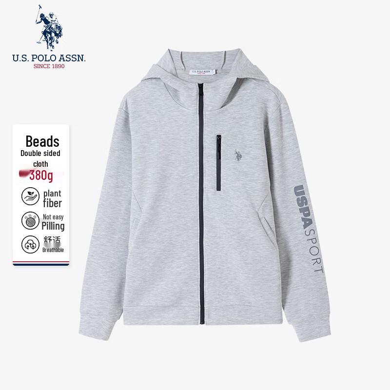 U.S. Polo Assn. Herrhoodie kofta sweatshirt