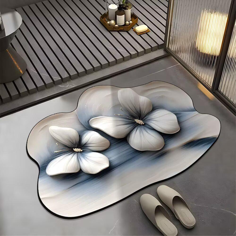 Diatom Mud Stain-Resistant Quick-Dry Bathroom Mat
