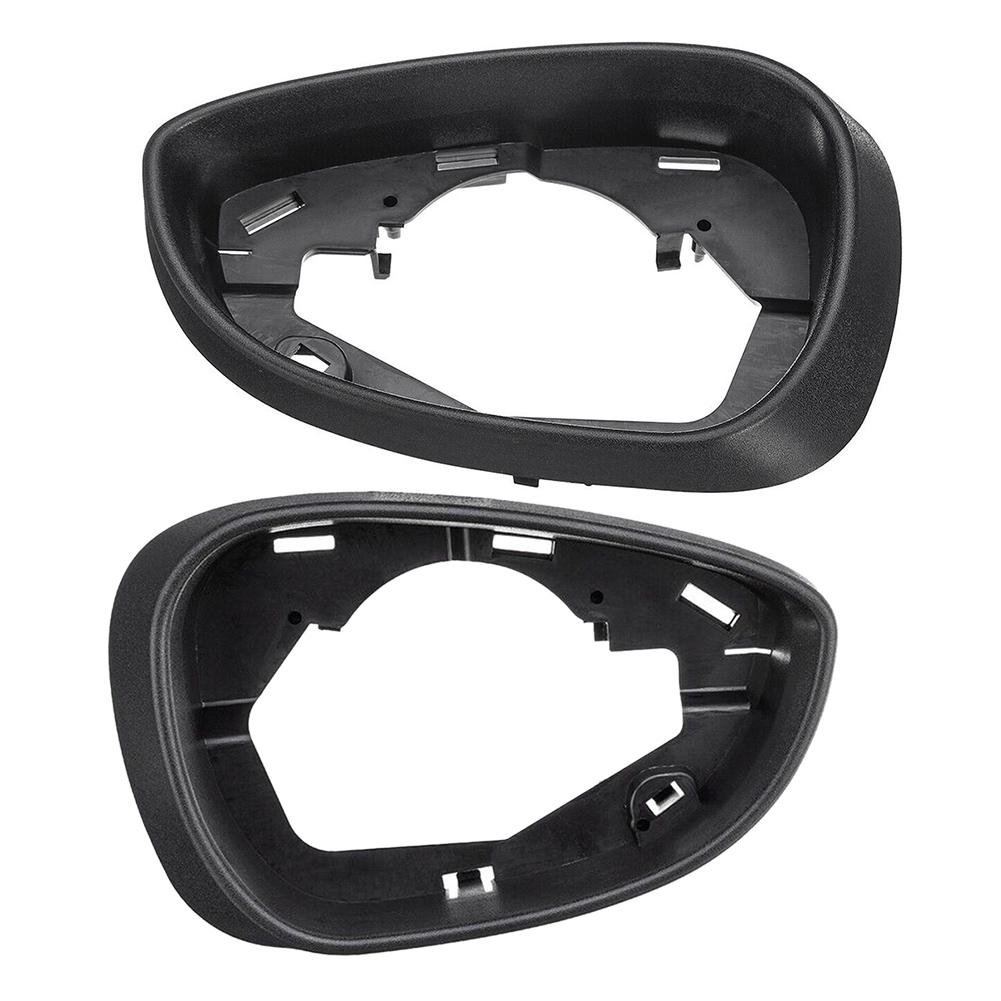 Auto ușă retrovizoare oglindă aripă acoperire cadru pentru Ford pentru Fiesta MK7 2008-17 stânga dreapta oglindă sticlă cadru accesorii auto
