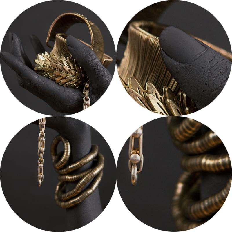 Schwarze Frauenhand mit Goldschmuck, Wandkunst, Leinwandgemälde an der Wand, Poster und Drucke, Pop-Art-Drucke, Wanddekoration