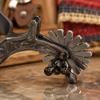 Western Horse spurs Prod Ornate Revolving Wheel Equestrian Engraved Gear