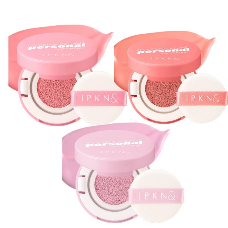 IPKN Personal Tone Cushion Blusher 5g (3-piece Set)