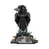 Gobricks MOC-217187 Raven Building Blocks Creative Animal Series Crow Bricks Models Assembly Toy Bird Giftts