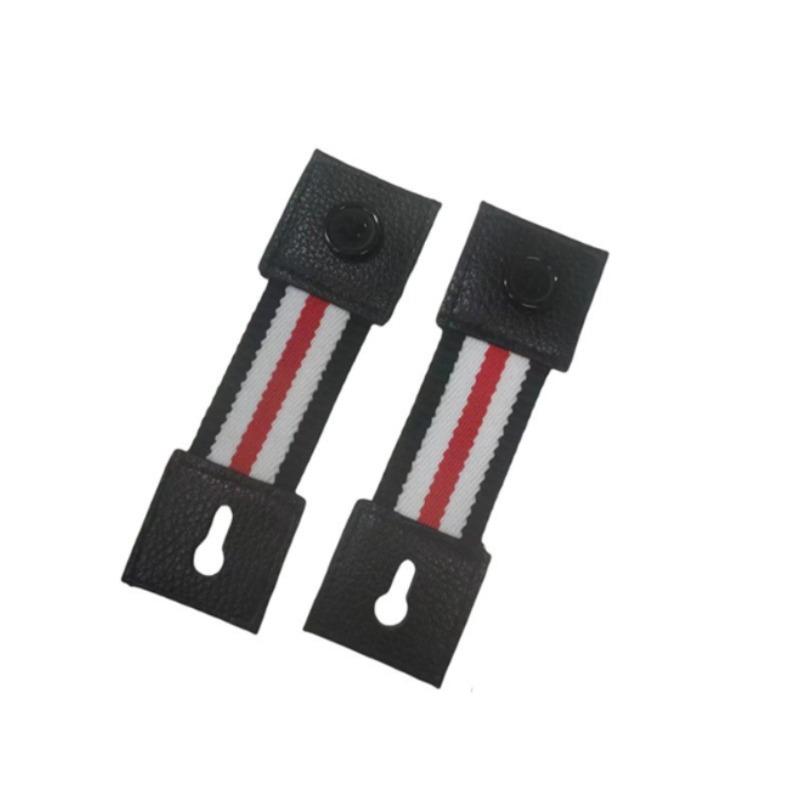 Adjustable Elastic Shirt Sleeve Bands with Non-Slip Cuff Holders -Fixed Button Closure for Men's Formal & Casual Attire