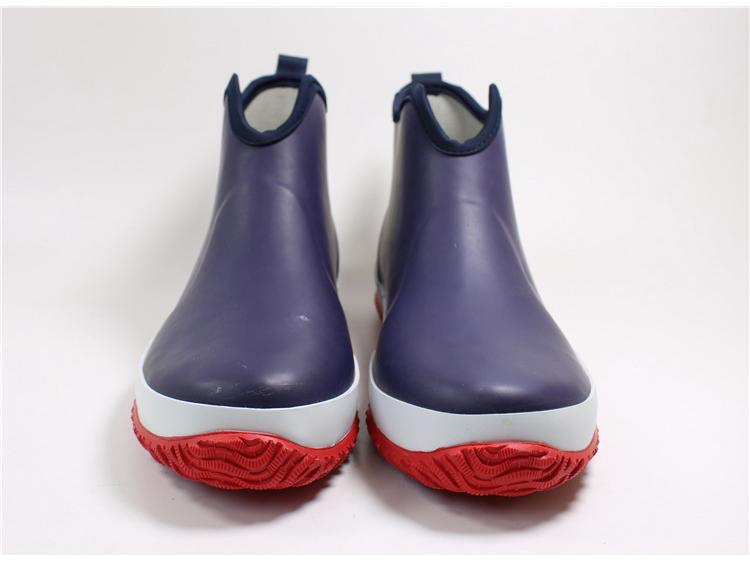 Bottes de pluie légères: Bottines courtes, Chaussures décontractées de pêche, Styles étudiants
