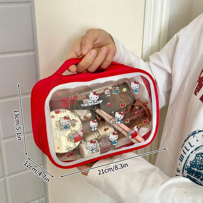 

Large Capacity Crayon Shin-chan Makeup Bag Waterproof Toileting Storage Bag Portable Handheld Bag Travel Neceser Pouch
