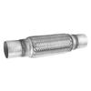 51 X 300mm Weld On Stainless Steel Exhaust Pipe Braided Air Outlet Tube Universal