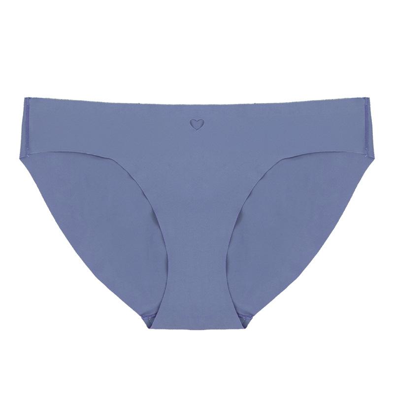 Damskie Majtki Trójkątne Plus Size, Wiosna i Lato, Seksowne, Oddychające, Jedwab Lodowy, Wysoka Bawełna Wiosenna, Krocze Bez Oznakowania, Niski Stan