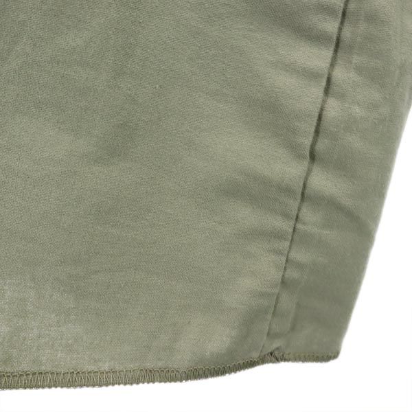 VINTAGE 60s Long sleeve euro work shirt 36 khaki Men's Used