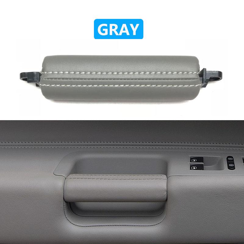 Car Interior Door Left Right Driver Leather Pull Handle For VW Volkswagen Touareg 2003 2004 2005 2006 2007 2008 2009