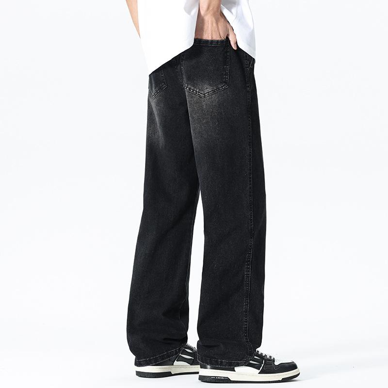 New Spring and Summer Jeans American Loose Straight Casual Versatile Trousers