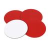 uxcell 4pcs 45mm Badge Decal Sticker Wheel Center Hub Cap Emblem Car Universal Red