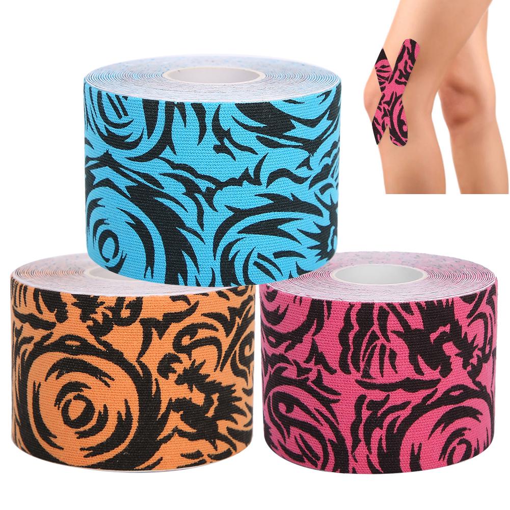 Camouflage Waterproof Soft Sports Bandage Breathable Pain Relief Protection Muscle Tape